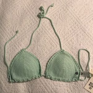 Billabong crochet triangle top